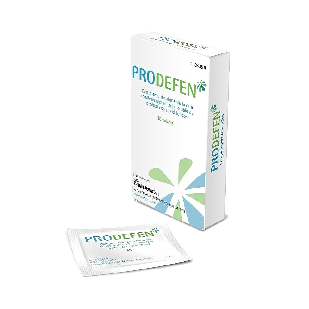 Prodefen Plus 10 sobres con probióticos y prebióticos