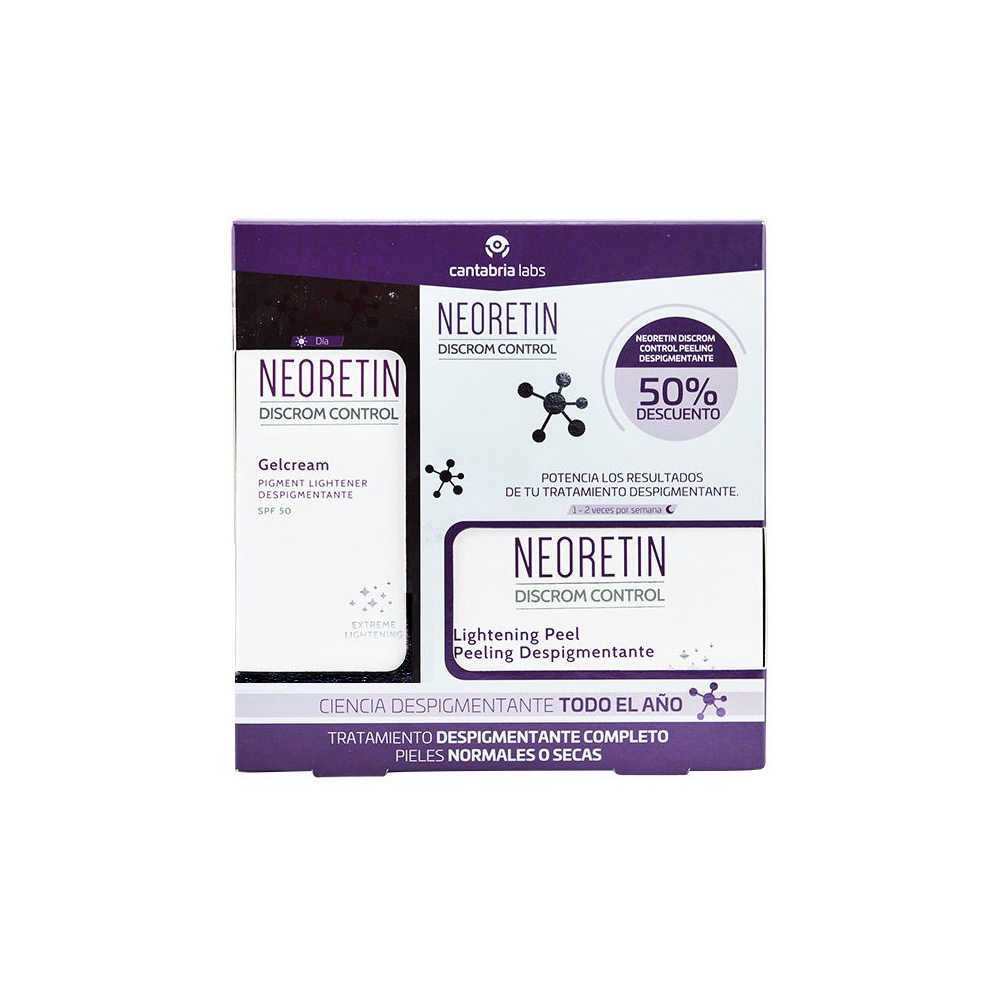 Neoretin Discrom Gelcream + Peeling (50% descuento)
