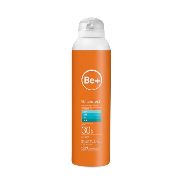 BE+ Skin Protect Fotoprotector Aerosol Transparente 30SPF